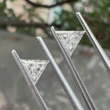 0.54 TCW Triangle Cut Lab Grown Diamond