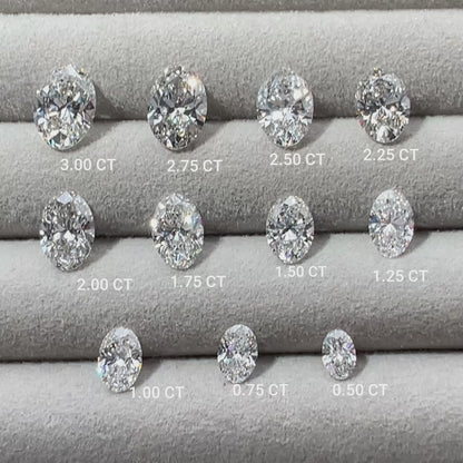 IGI Certified Oval  Cut Lab Grown Diamond