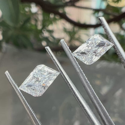 Pointed Antique Cut Radiant Lab Grown Diamond