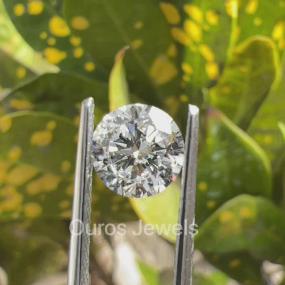 1.00 Carat  Round Cut Lab Grown Diamond  Loose