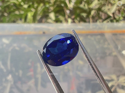 Oval Blue Gemstone