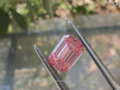 Pink Emerald Cut