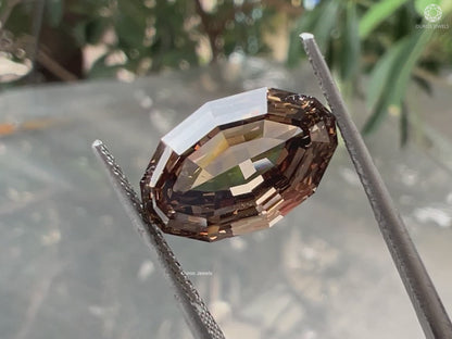 Champagne Step Cut Oval