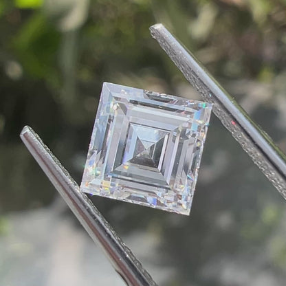 1.04 Carat Carre Cut Lab Grown  Diamond