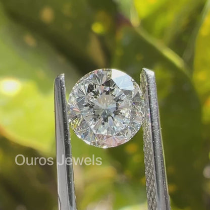 0.56 Carat Star Round Cut Lab Grown Diamond