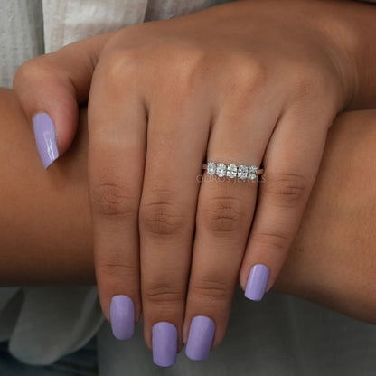Oval Cut Five Stone Diamond Ring