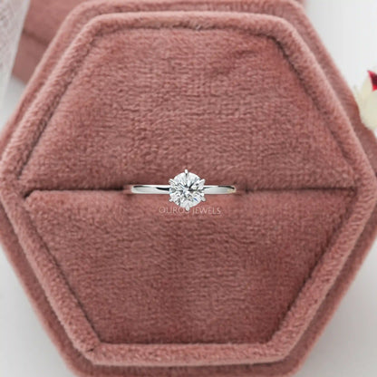 Round Cut Solitaire Ring