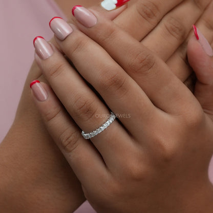 Princess Lab Diamond Eternity Band