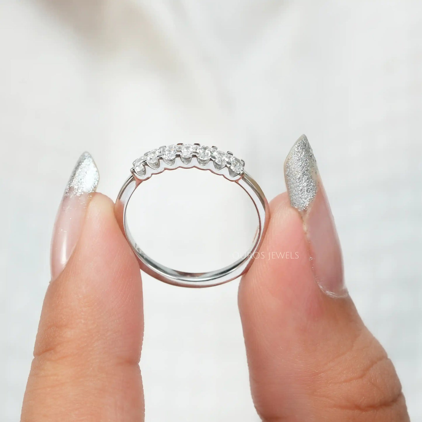 Oval Cut Diamond 7 Stone Band