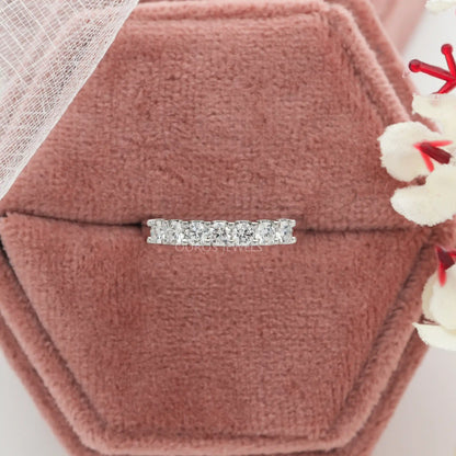 Round Lab Diamond 7 Stone Band