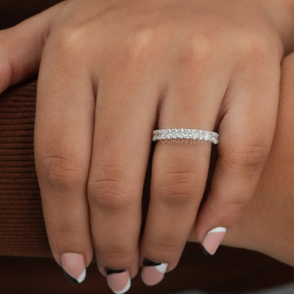 Oval Cut Diamond Eternity Band