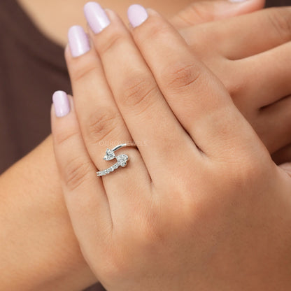 Heart Shape Diamond Engagement Ring