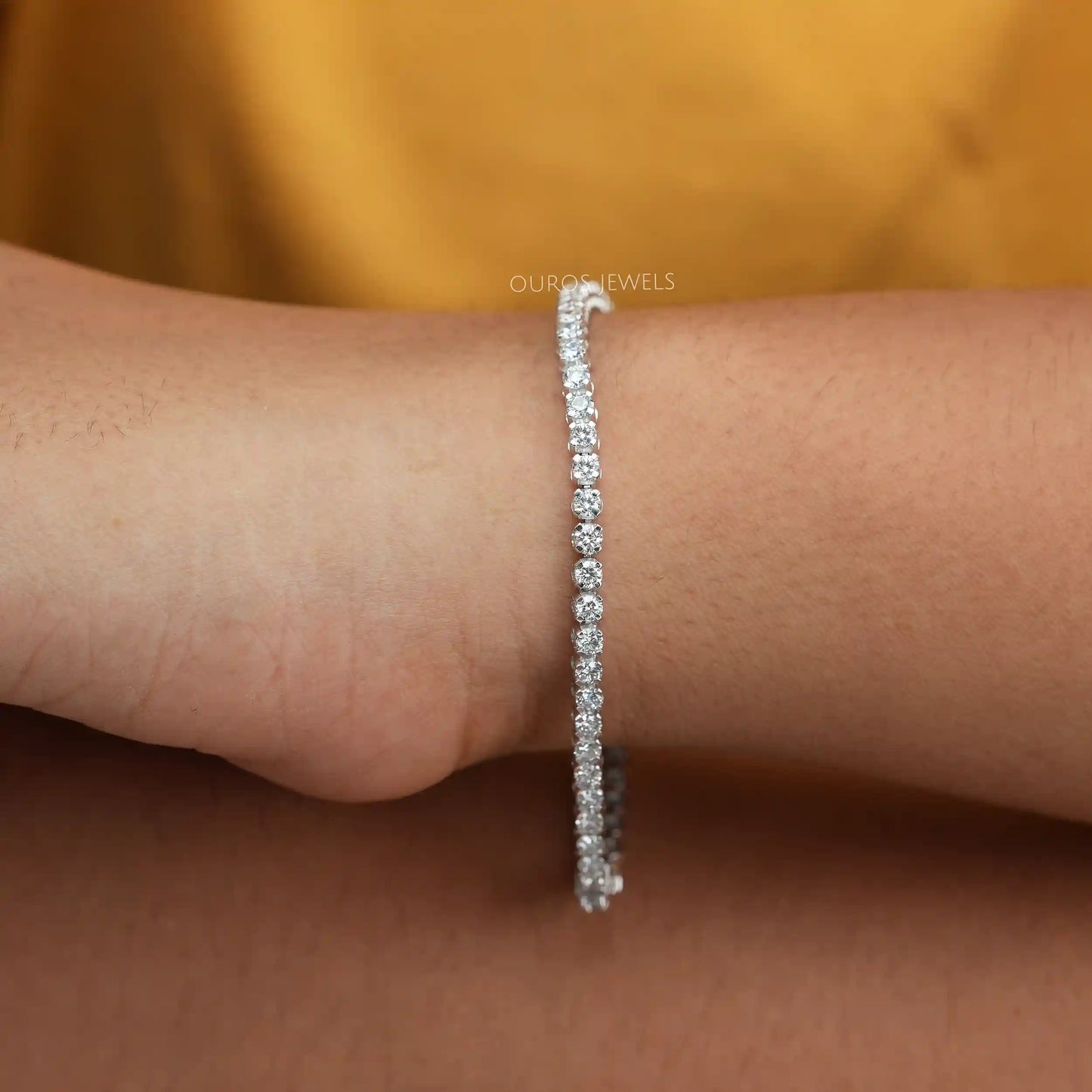 Round Diamond Tennis Bracelet