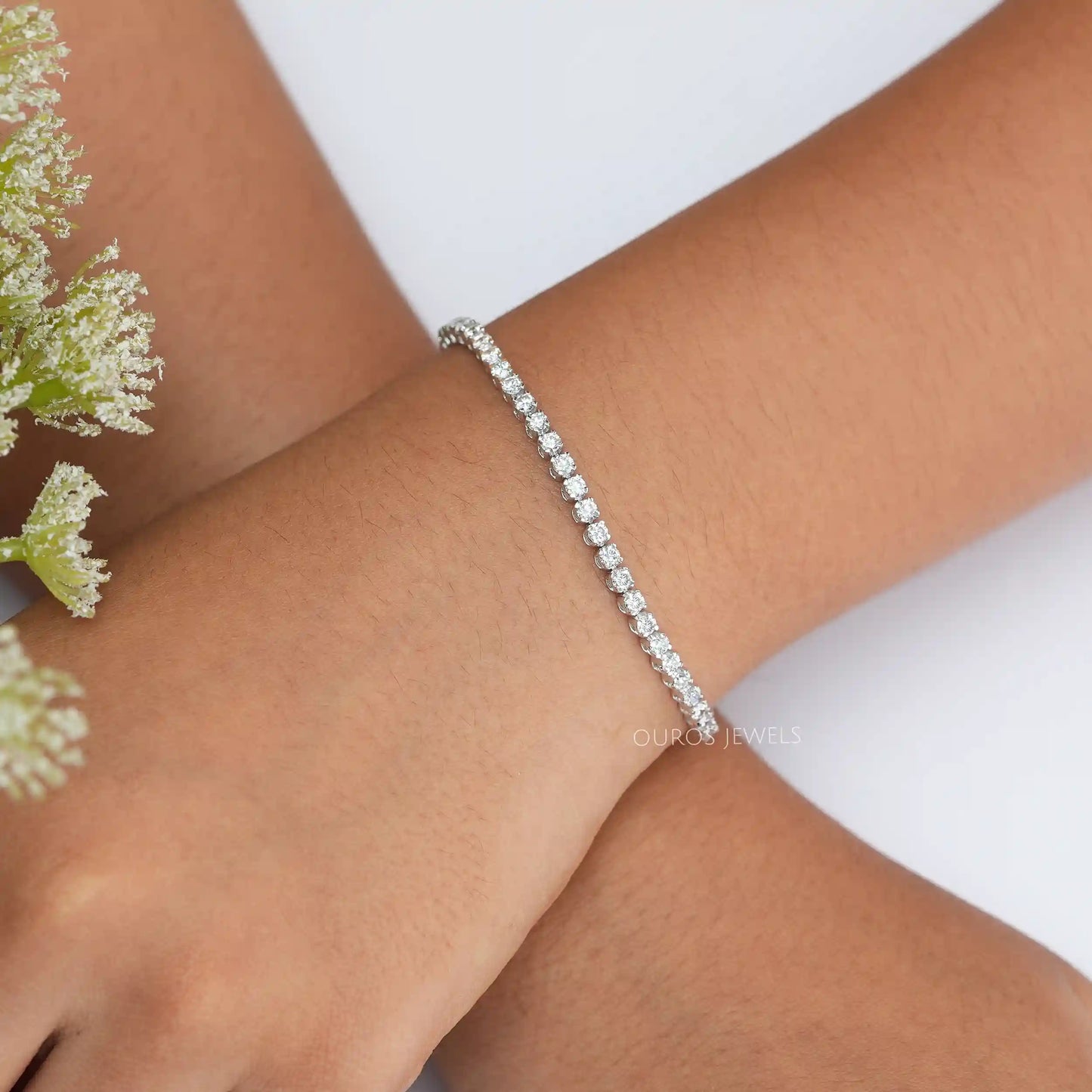 Round Diamond Tennis Bracelet