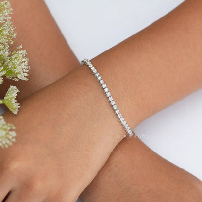 Round Diamond Tennis Bracelet