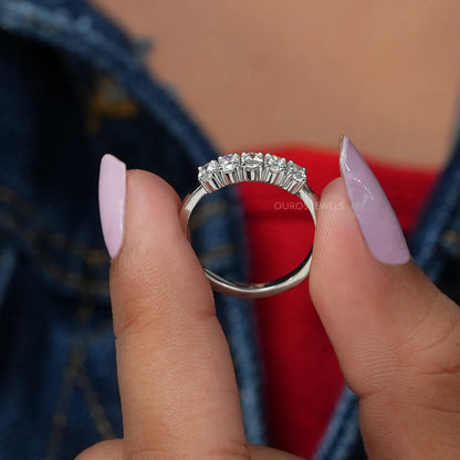 Oval Lab Diamond 5 stone Ring