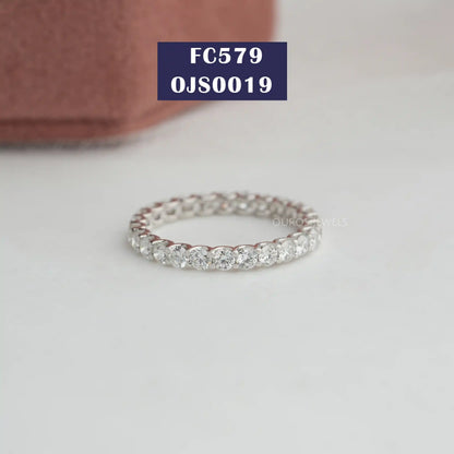 Round Cut Diamond Stackable band