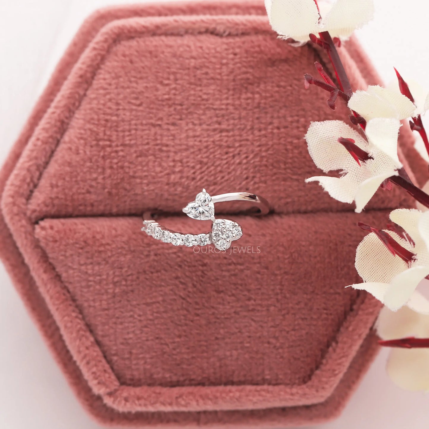 Heart Shape Diamond Engagement Ring
