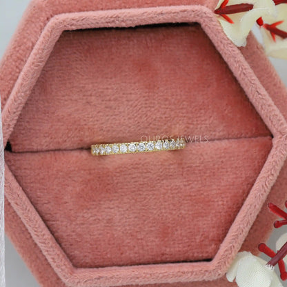 Round Lab Diamond Eternity Band