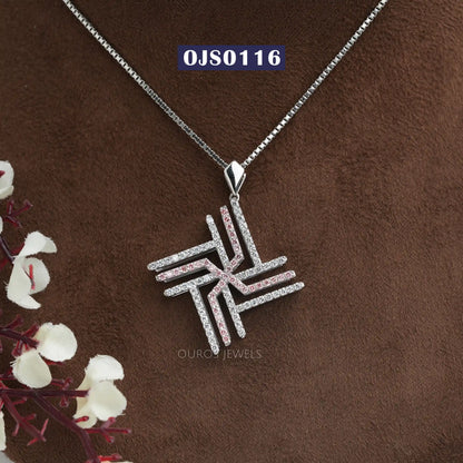 Round Cut Lab Diamond  Necklace
