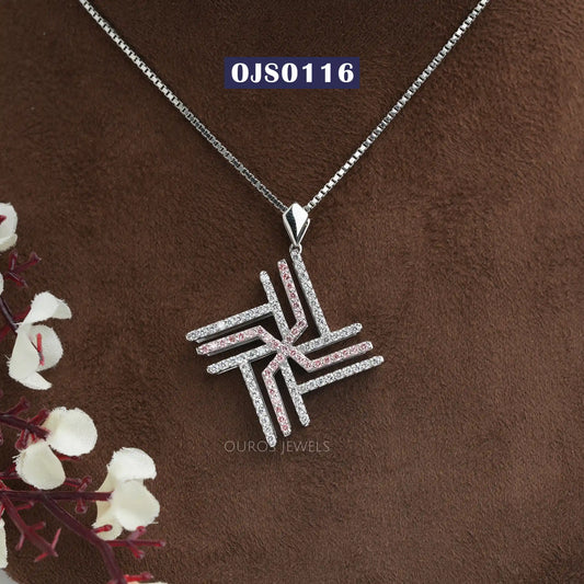 Round Cut Lab Diamond  Necklace