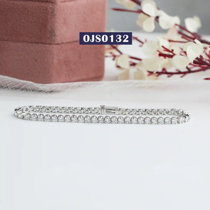 Round Diamond Tennis Bracelet