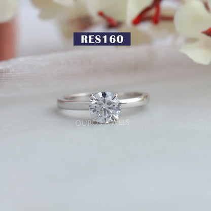 Round Cut Diamond Solitaire Ring